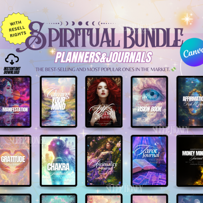 Manifestation & Chakra Digital Planners – PLR/MRR